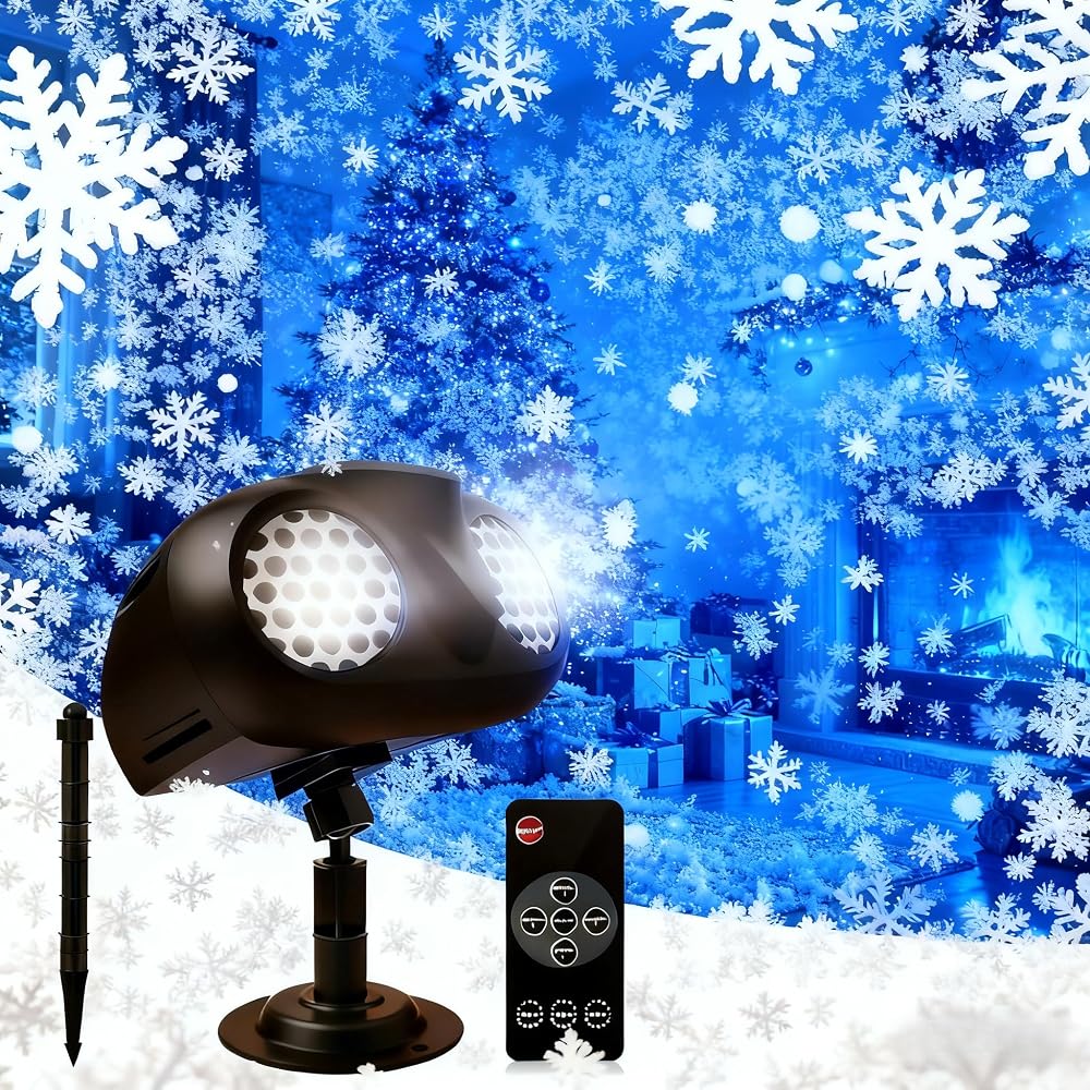 Outdoor Christmas Projector Lights with Dual Heads and - product photo 1