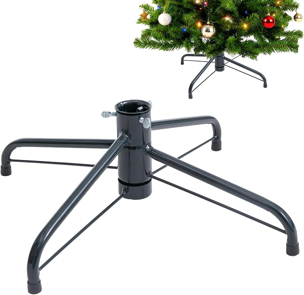 Metal Christmas Tree Stand for 3‑ft to 7‑ft Artificial Trees - product photo 1